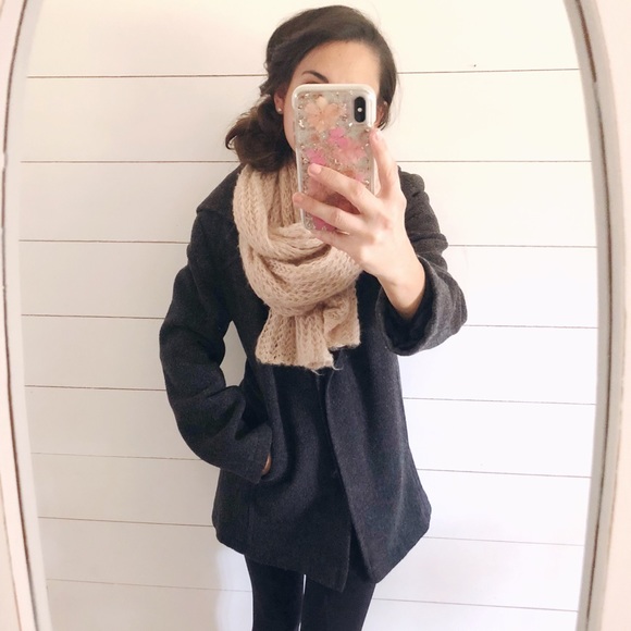Nordstrom Jackets & Blazers - Cozy gray wool pea coat jacket for fall and winter
